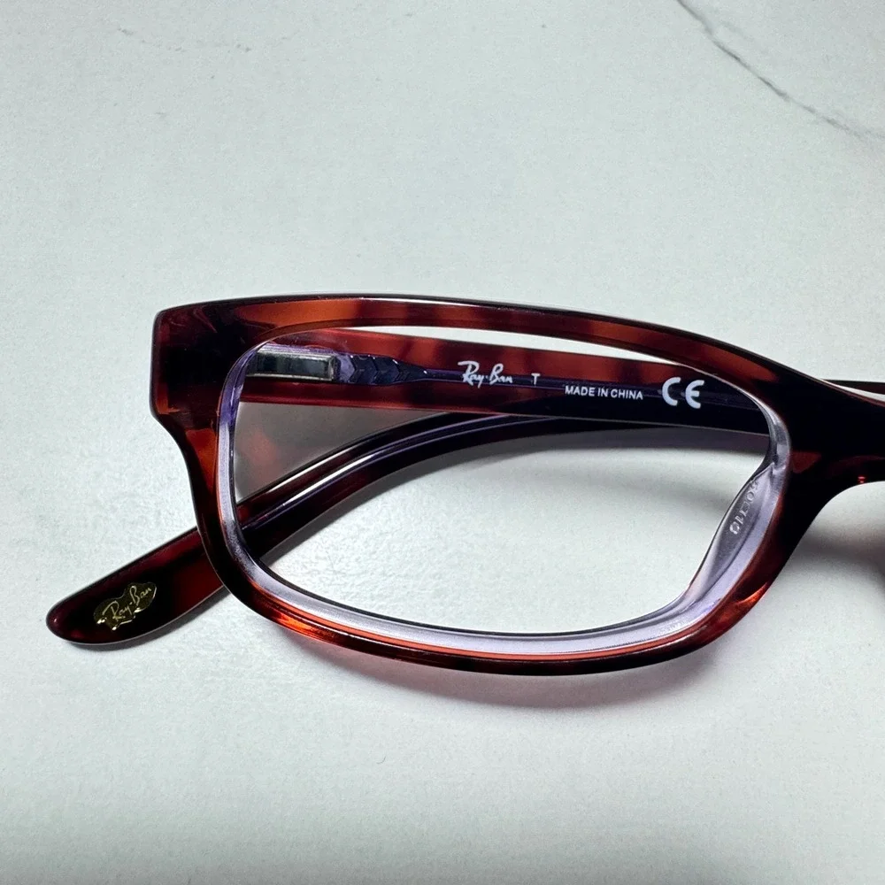 Ray-Ban RB 5187 2442 Tortoise Rectangular Eyeglasses Frames 50-16-140
